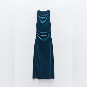 Zara velvet dress
